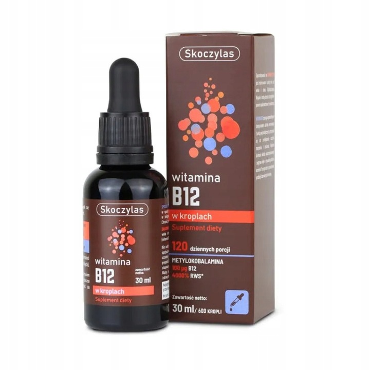 2X Skoczylas, Witamina B12 w kroplach, 30 ml