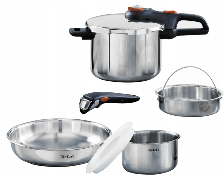 TEFAL Ingenio Emotion zestaw 6 elementów- Szybkowar 6l
