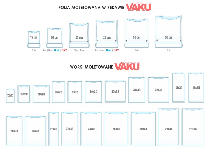 WORKI PRÓŻNIOWE MOLETOWANE DO ZGRZEWARKI 20x30 cm 100 szt.