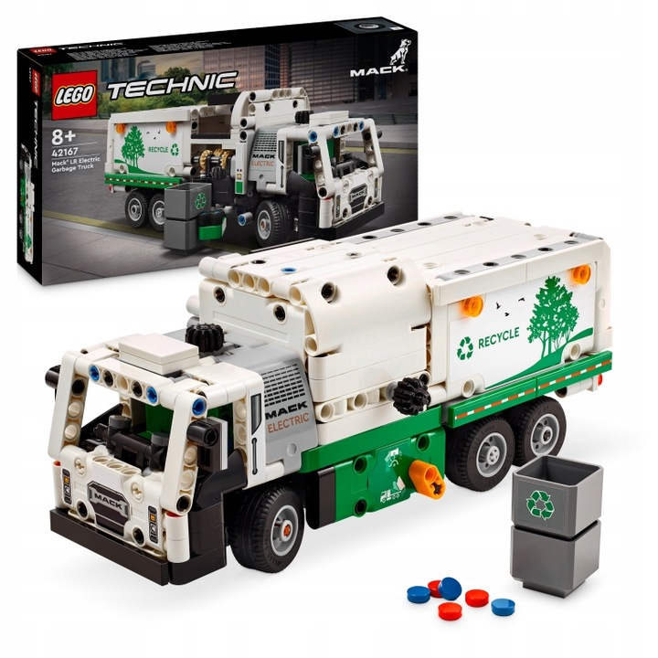 Lego TECHNIC 42167 Śmieciarka Mack LR Electric