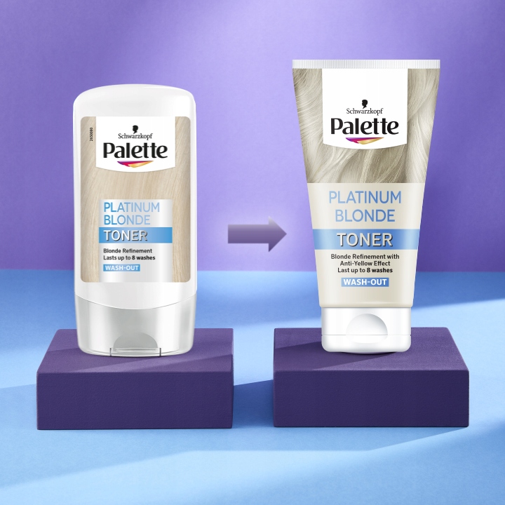 Palette Platinum Blonde Toner do Włosów 2x150ml