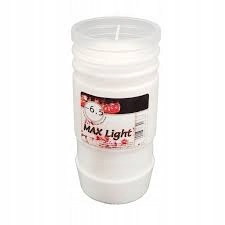 Wkłady do zniczy | MAX LIGHT 6,5 | 6,5 dni | 12 sztuk