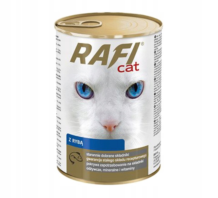 RAFI CAT mokra karma dla kota - mix 3 smaków - puszka 24x415g