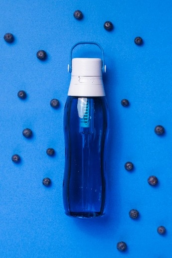 Butelka Filtrująca Na Wodę Bidon Aqualogis Aqua&Go Tritan - Granatowa 750ml