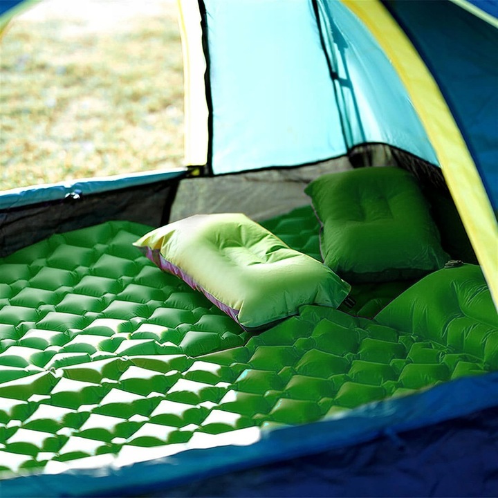 MATA SAMOPOMPUJĄCA SIĘ KARIMATA MATERAC TURYSTYCZNA 200X70 CM JEDNOOSOBOWA