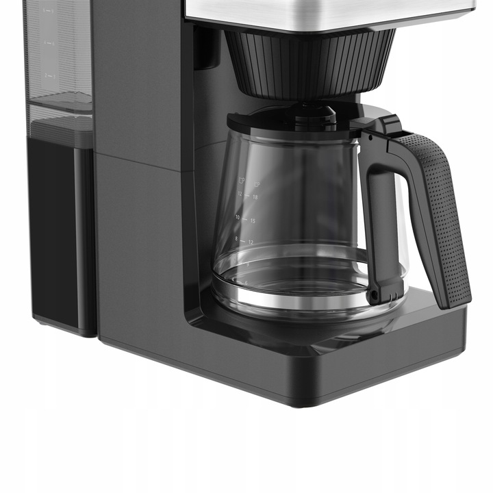 Ekspres przelewowy z wbudowanym stalowym młynkiem KRUPS Grind&BrewXL KM8428
