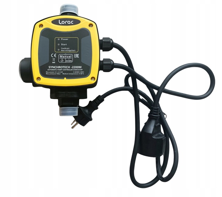Inteligentny automatyczny sterownik pompy start/stop Lorac Synchrotech 2200