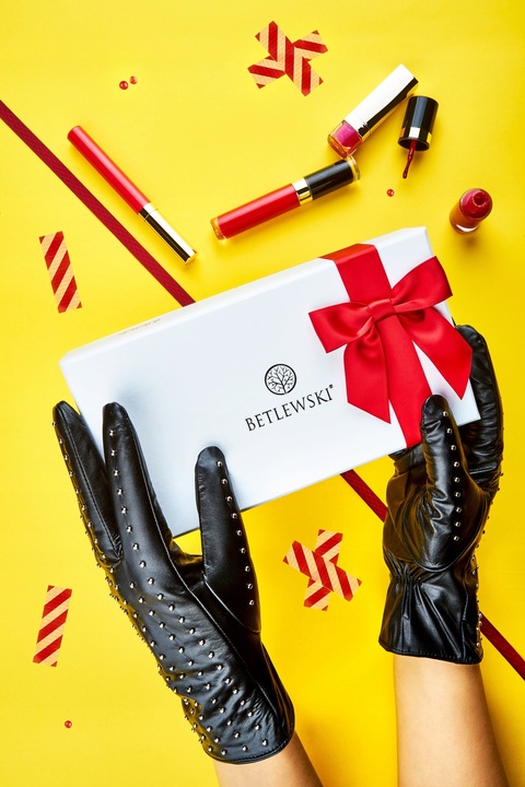 Betlewski Damskie rękawiczki zimowe dotykowe XL wygodne modne