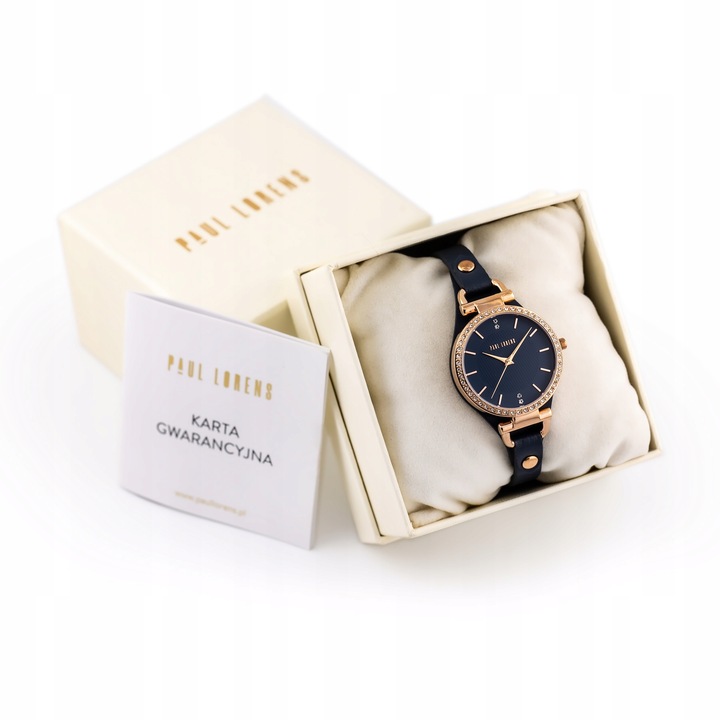 ZEGAREK DAMSKI PAUL LORENS - PL13922A-6F3 + BOX +GRAWER
