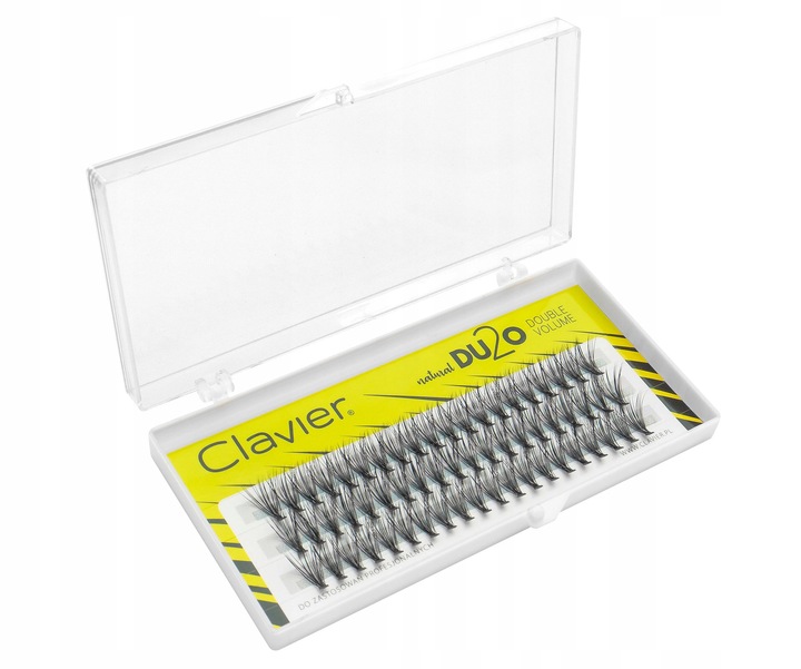 CLAVIER KĘPKI RZĘSY DU2O DOUBLE VOLUME 10 mm