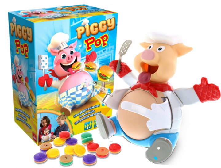 GRA ZRĘCZNOŚCIOWA PIGGY POP NIE PĘKAJ PROSIACZKU