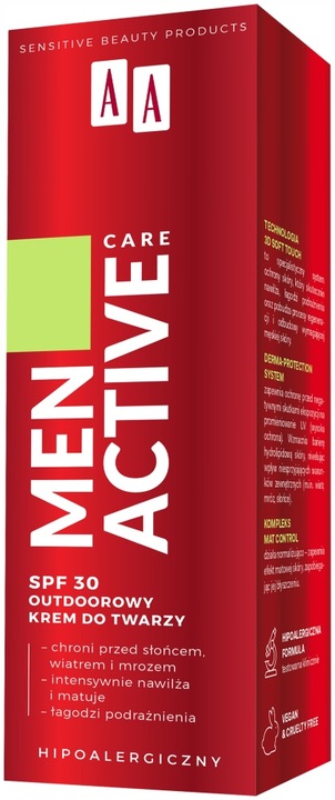 AA MEN Active Care SPF30 Krem do twarzy męski 50ml