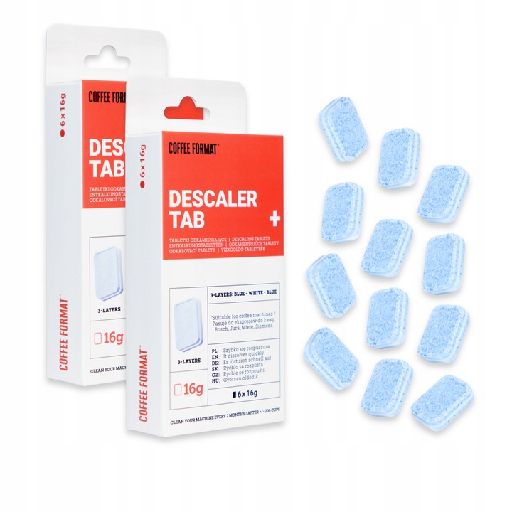 Coffee Format Zamiennik tabletek odkamieniających Siemens TZ80002 12 sztuk