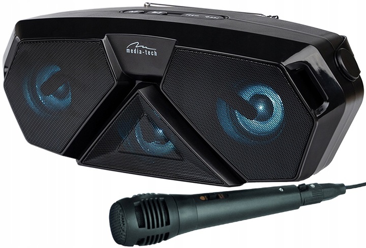 Głośnik Bluetooth MP3 radio FM mikrofon KARAOKE akumulator Media-Tech SCOUT