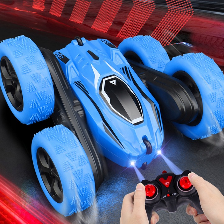 SAMOCHÓD TWISTER 360 ZDALNIE STEROWANY AKROBATA KASKADER AUTO LED PILOT RC