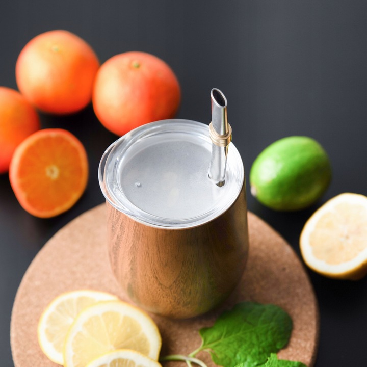 Zestaw do Yerba Mate Yerbomos Kubek Termiczny Bombilla Słomka Czyścik 355ml