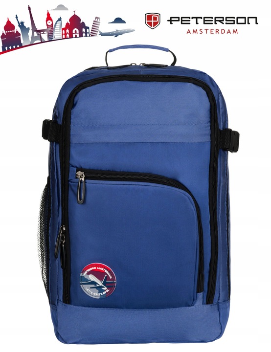 Plecak podręczny kabinowy pojemny podróżny do Wizzair Ryanair