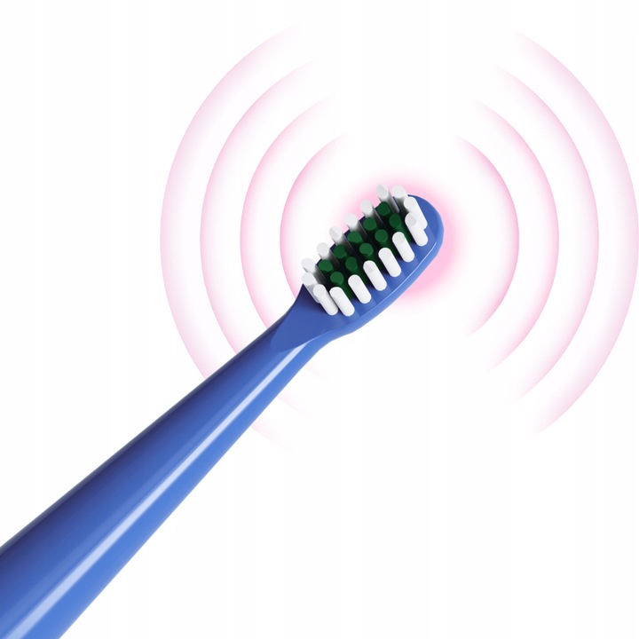 SZCZOTECZKA SONICZNA DLA DZIECI ELEKTRYCZNA DO ZĘBÓW 3 TRYBY 4 KOŃCÓWKI
