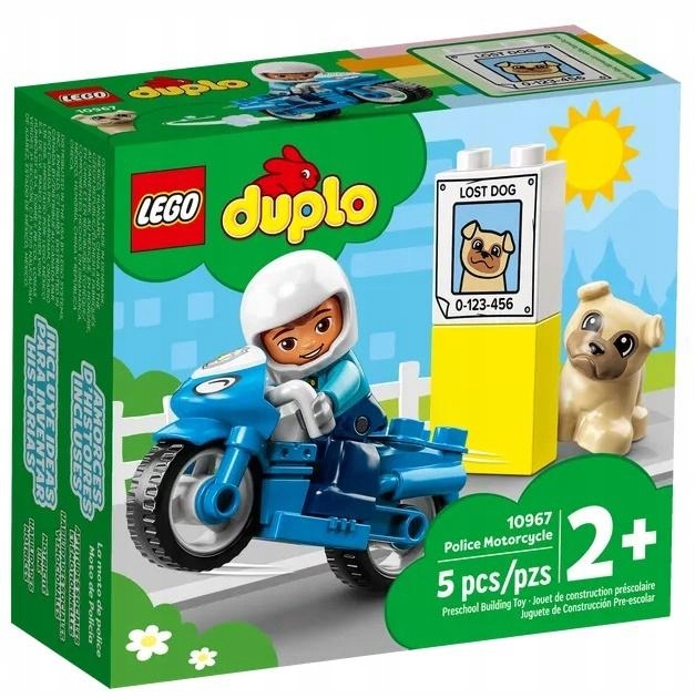 LEGO Duplo 10967 Motocykl policyjny
