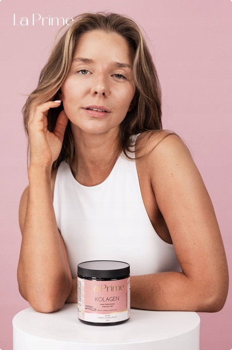 KOLAGEN COLLAGEN LA PRIME W PROSZKU Wołowy Do Picia Skóra Włosy Paznokcie