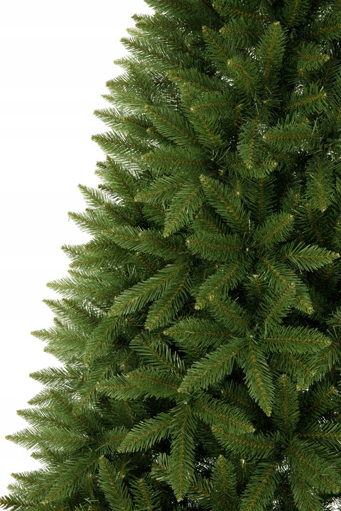 Gęsta Choinka sztuczna Świerk Kaukaski 180 cm realistyczna PVC + stojak