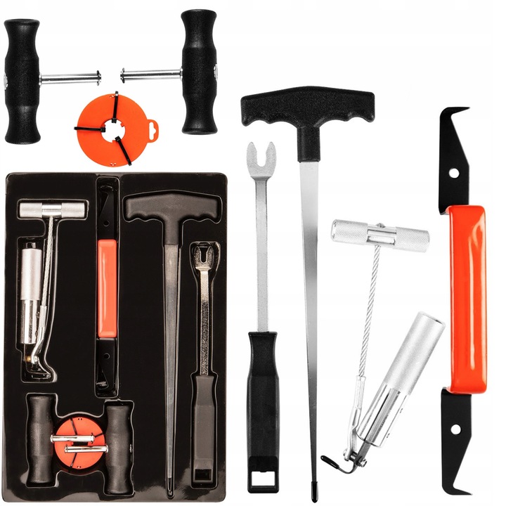 NEO ZESTAW W WALIZCE DO WYCINANIA DEMONTAŻU SZYB SAMOCHODOWYCH 7EL. 11-819