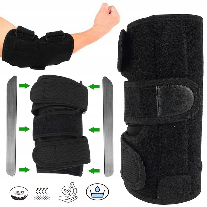 OCHRANIACZE ŁOKCI WSPARCIE ŁOKCIA ANTYPOŚLIZGOWA OPASKA UCISKOWA NA ŁOKIEĆ