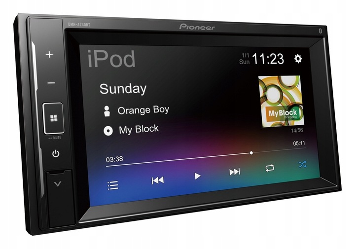 Pioneer DMH-A240BT Radio samochodowe 2DIN LCD Bluetooth + kamera cofania