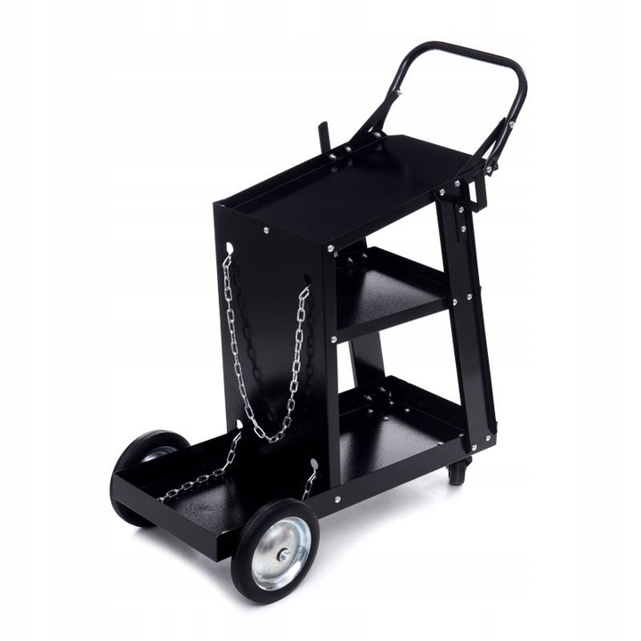 WÓZEK. SPAWALNICZY. DO SPAWAREK z półką na butle METALOWE KÓŁKA POD MIGOMAT