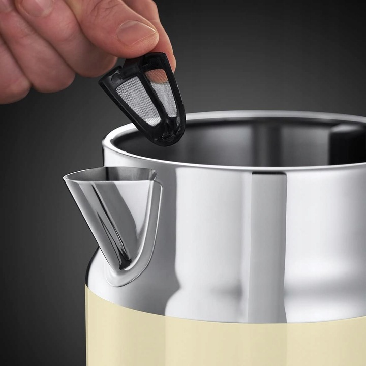 Czajnik elektryczny Russell Hobbs 21672-70 2400 W 1,7 l beżowy/brązowy