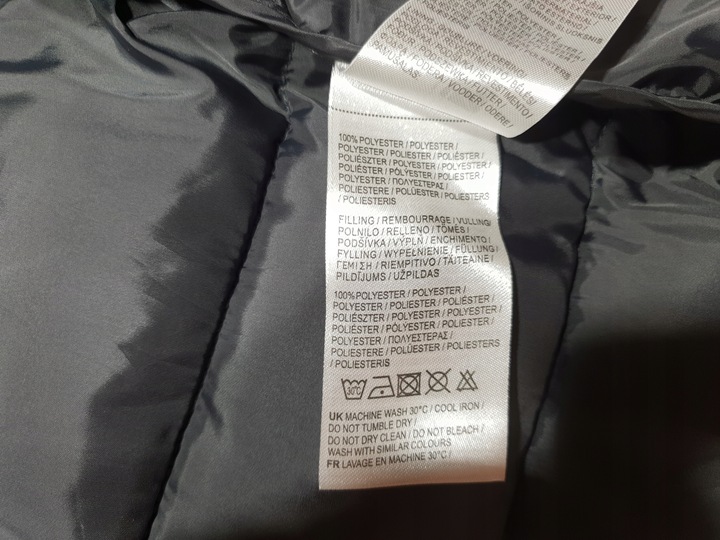 KARRIMOR czarna kurtka pikowana jesień/zima XL