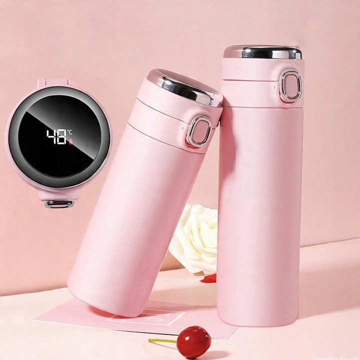 KUBEK TERMICZNY LED BUTELKA PRÓŻNIOWA 420 ML