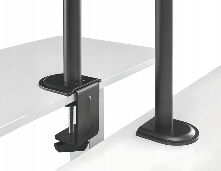 STOJAK NA 1 MONITOR Z UCHWYTEM DO LAPTOPA STANDARD VESA MONITORY 17-32 CALE