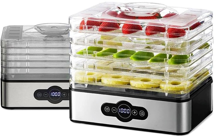 SUSZARKA DO GRZYBÓW OWOCÓW WARZYW SPOŻYWCZA DUŻA STALOWE SITA 500W ŻYWNOŚCI