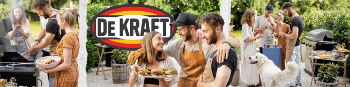DE KRAFT GRILL WĘGLOWY ANGULAR RUSZT ŻELIWNY + POKROWIEC
