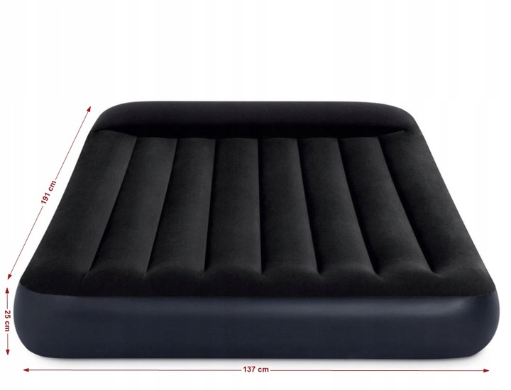 MATERAC DMUCHANY WELUR POMPKA 191x137 INTEX 64148
