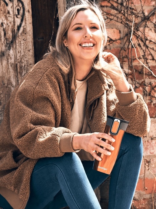 Kubek termiczny Contigo West Loop 2.0 470ml Autoseal - Pomarańczowy