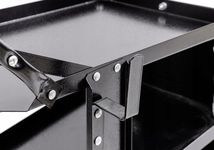 Wózek spawalniczy DEDRA do spawarki Półka na butle Stabilny Mobilny 4 półki