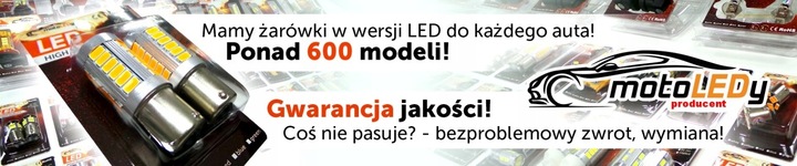 LED 7440 pomarańczowa 12-24V W21W canbus 1000lm
