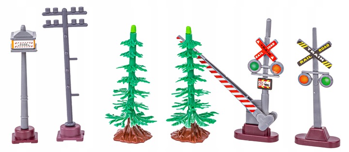 Elektryczna KOLEJKA LOKOMOTYWA POCIĄG towarowy NA PILOTA Tor PARA 2,4 GHz