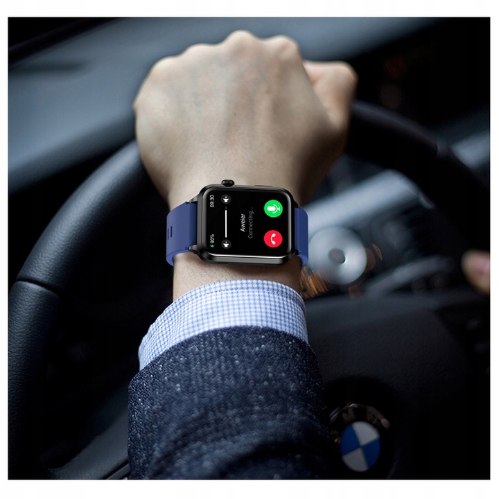 SMARTWATCH ZEGAREK DLA SENIORA EKG POMIAR CUKRU PULS CIŚNIENIE TEMPERATURA