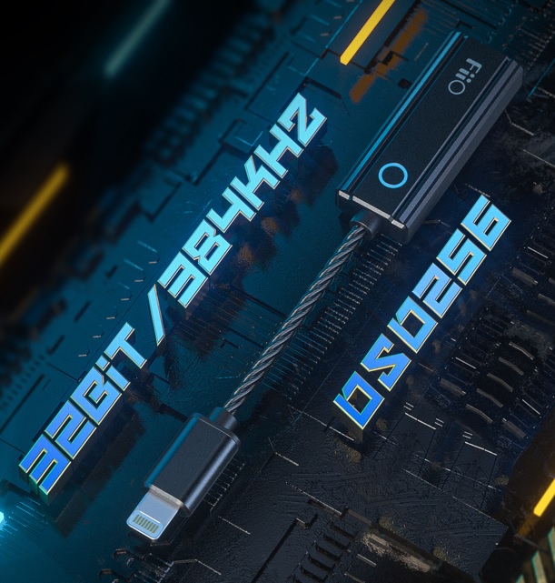 PRZENOŚNY WZMACNIACZ SŁUCHAWKOWY FIIO KA1 WERSJA APPLE Lightning DAC/AMP