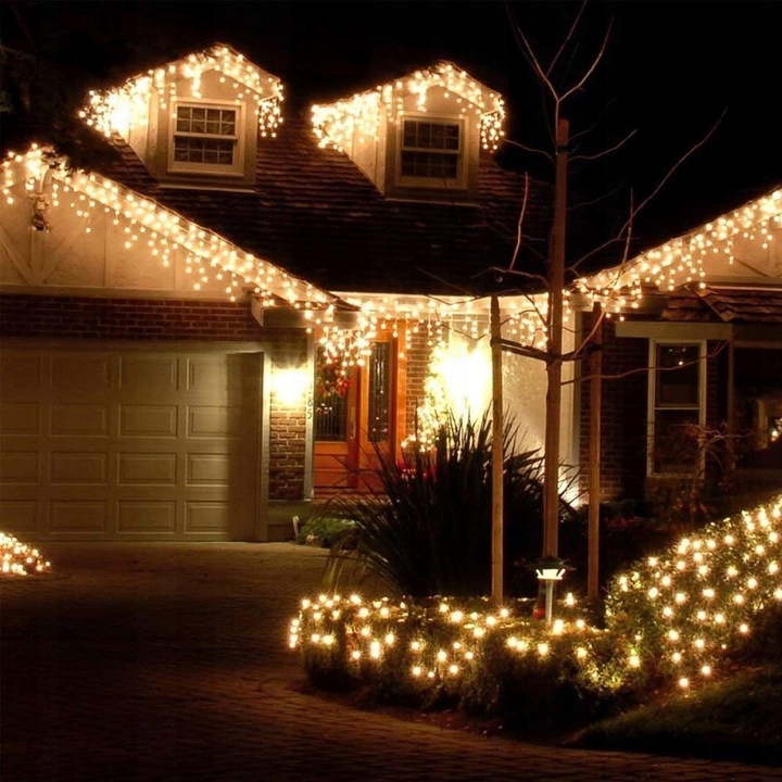 SOPLE FLASH 500 LED Biały Ciepły ZEWNĘTRZNE BIAŁE Ciepłe lampki z FLASHEM