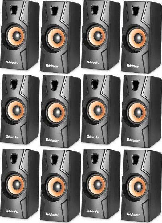 Głośnik Defender Aurora S8 8W 2 szti (system akustyczny 2.0) czarny x6