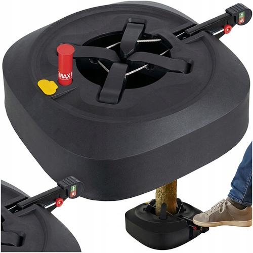 Stojak pod choinkę samozaciskowy, stabilna podstawka do żywej choinki Ruhhy