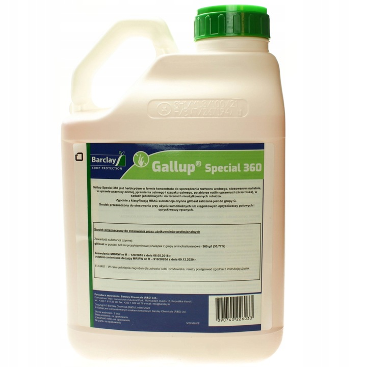 GALLUP 5L 360SL Glifosat hebicyd totalny