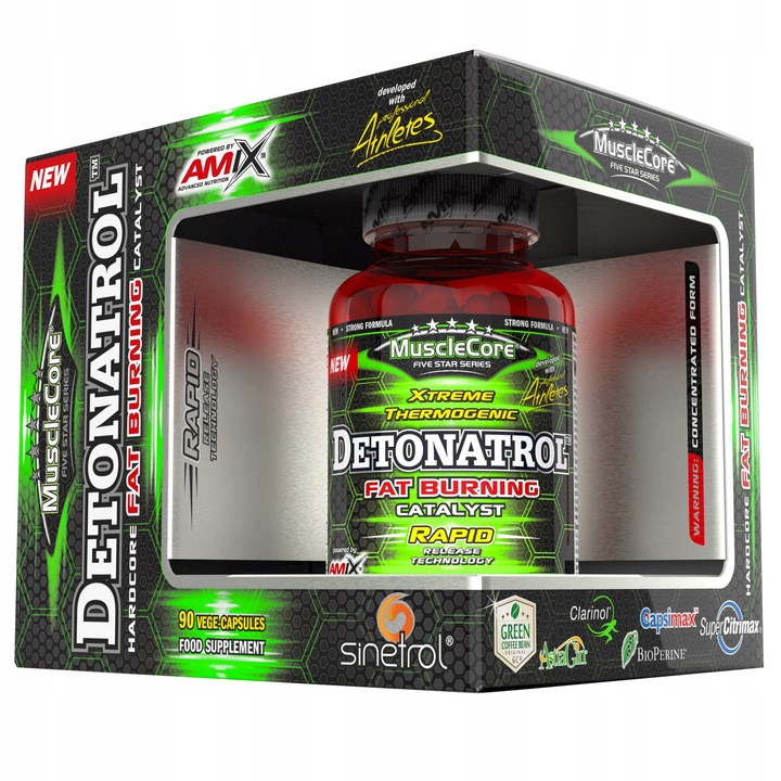 TERMOGENIK MOCNY SPALACZ TŁUSZCZU Fat Burner Amix Detonatrol na odchudzanie