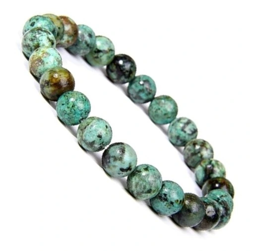 BRANSOLETKA DAMSKA KAMIEŃ KORALIKI TURKUS