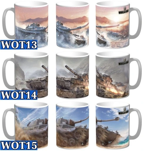 Kubek World of Tanks War Thunder + IMIĘ i KARTONIK