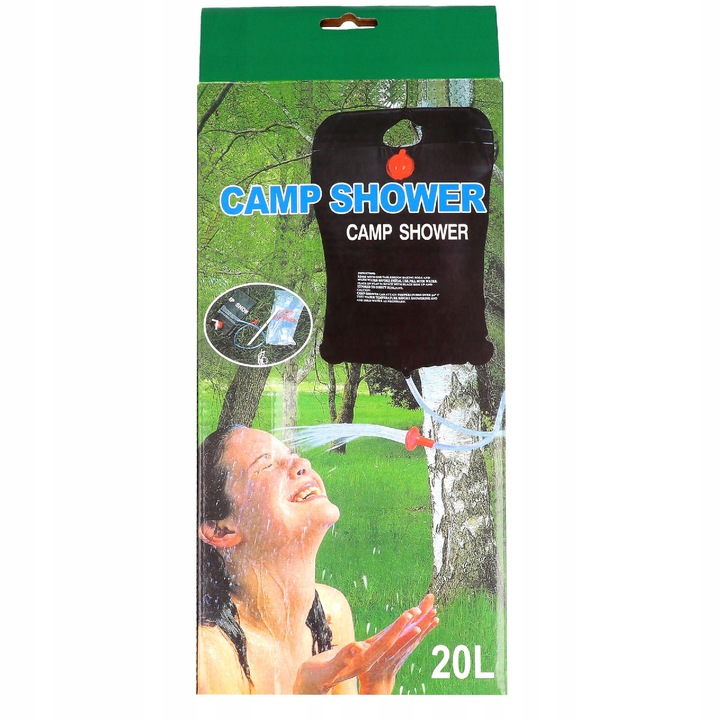 PRYSZNIC KEMPINGOWY TURYSTYCZNY SOLARNY POLOWY 20L